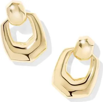 Kendra Scott Womens Kaitlin Open Frame Earrings In Gold