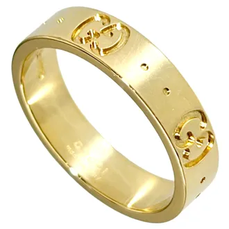 Gucci Yellow Gold Yellow Gold (18K) Band Ring (Pre-Owned)