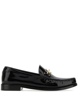Saint Laurent Le Loafer patent leather loafers - Black