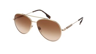 Burberry Brown Gradient Pilot Ladies Sunglasses BE3147 110913 58