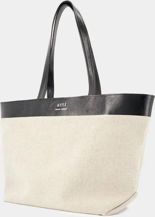 Ami Bauchtaschen - East West Logo Tote Bag - Gr. unisize - in Beige - f&uuml;r Damen