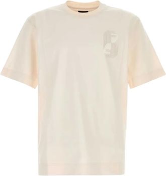 Fendi T-shirt con logo - Toni neutri