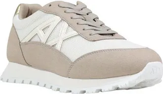 A|X Armani Exchange Lightweight Polyester Sneakers - Beige