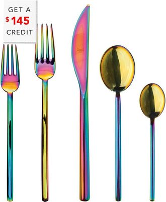 Mepra Rainbow 20Pc Flatware Set With $145 Credit
