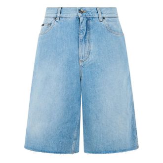 Dolce & Gabbana Denim Shorts, male, Blue, Size: XL Denim Shorts