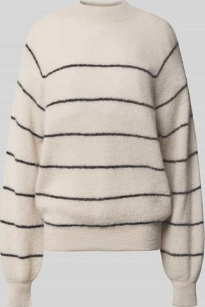 Drykorn Drykorn Oversized Strickpullover mit Stehkragen Modell LARELY in Sand, Größe XL