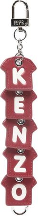 Kenzo Chain Charm - Heren - Sleutelhangers & Tashangers - Rood - ONE Size - Leer - Accessoires
