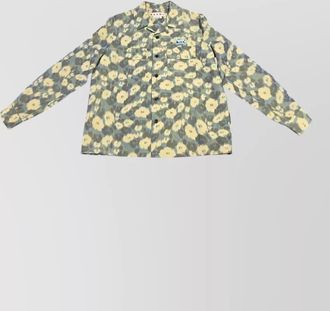 Marni shirt pointed collar long sleeves floral