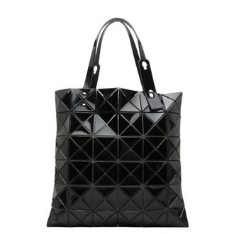 Issey Miyake Black Pvc Shoulder Bag Tote Bag (Pre-Owned)