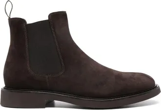 Doucal's suede boots - men - Rubber/Calf Suede/Calf Leather - 45.5 - Brown