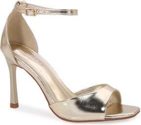 Berness Marnie Ankle Strap Sandal in Gold at Nordstrom Rack, Size 7.5