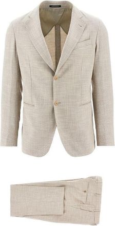 Emporio Armani Wool-blend City Line tailored suit Man 50