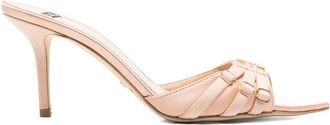 Elisabetta Franchi Interwoven Buckle Sandals