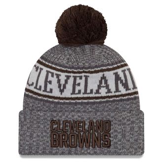 New Era NFL Sideline Graphite Beanie Cleveland Browns