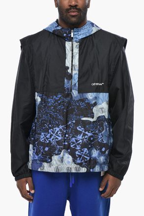Off-white Nylon Anorak SAMURAI With Half-Zip Off-White