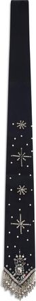 Pinko Womens Tie Black Viscose Scarf Scarfs