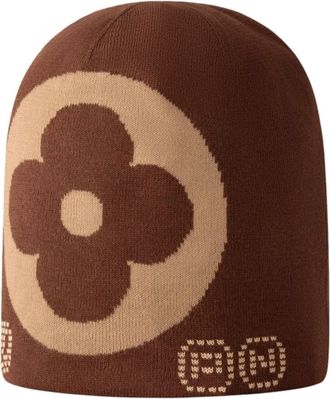 Louis Vuitton Louis Vuitton x Nigo LV Fit Monogram Beanie Brown M5248A