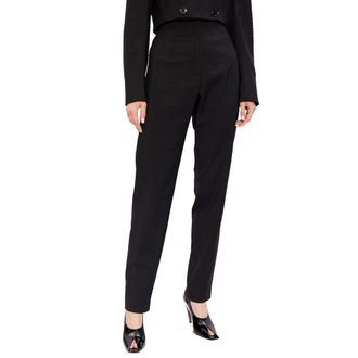 Alaia Womens Black Elastane Dress Pants