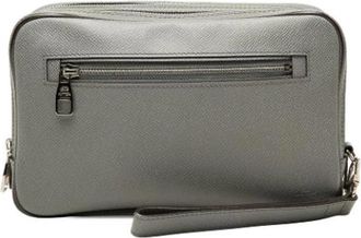Louis Vuitton Pre-owned Kasai Clutch - Dames - Vintage Clutch - Grijs - ONE Size - Leer - Vintage
