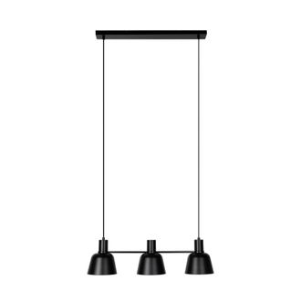 Lucande L&aacute;mpara Colgante servan En Negro De Metal - Lucande