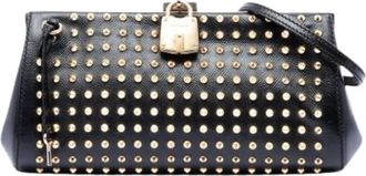 Burberry Pre-owned - Dames - Vintage Clutch - Zwart - ONE Size - Leer - Vintage