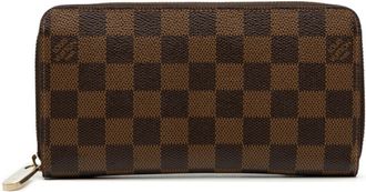 Louis Vuitton Brown Damier Canvas Damier Canvas Long Wallet (Bi-Fold) (Pre-Owned)