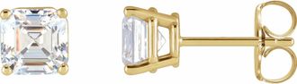 Diamond2Deal 14K Gold 1/3ct Lab-Grown Diamond Earrings Clarity SI, Color G-H