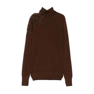 Ermanno Scervino Dames, Truien, Bruin, Maat: S
