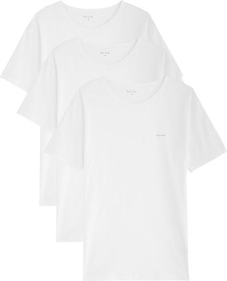 Paul Smith Logo-print Cotton T-shirt - set of Three - White - Xxl