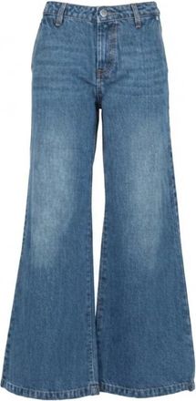 Ermanno Scervino Wide-leg Jeans - Dames - Flared Jeans - Blauw - XS - Denim - Jeans