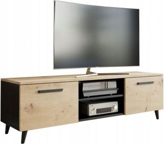 OEM Mobile Tv In Stile Scandinavo Per Tv Bergen 120 Cm Artigianale/nero