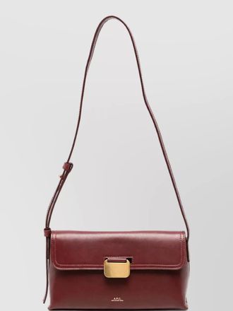 A.P.C. small leather clutch bag