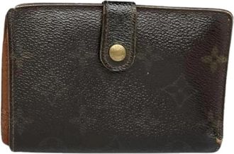 Louis Vuitton Pre-owned Leren Portemonnee - Dames - Vintage Accessoires - Bruin - ONE Size - Leer - Vintage