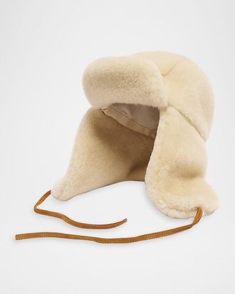 Jacquemus Men & apos;s The Chapka Shearling Trapper Hat