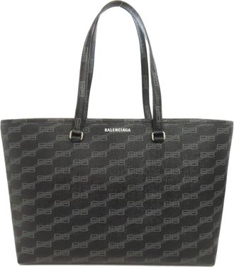 Balenciaga Black Pvc Tote Bag (Pre-Owned)