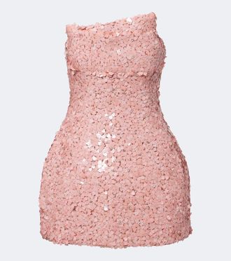Rachel Gilbert Karter embellished bustier dress