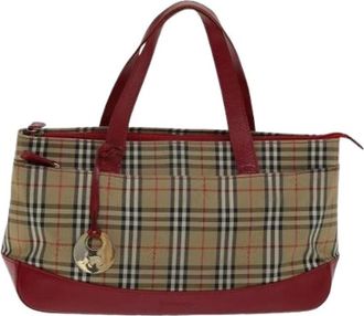 Burberry Pre-owned Handbags, female, Multicolor, Size: ONE SIZE Pre-owned Nova check handbag