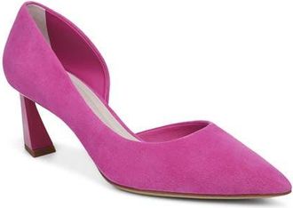 Franco Sarto Tawny Pointed Toe Half dOrsay Pump in Fuchsia at Nordstrom, Size 8.5