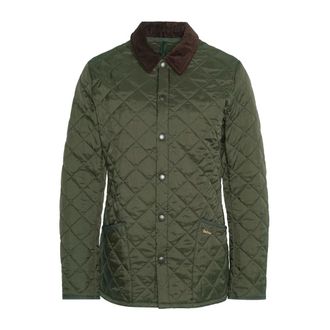 Barbour Gewatteerde Liddesdale Jacket Wax Stijl - Heren - Zomerjassen - Groen - L - Jassen