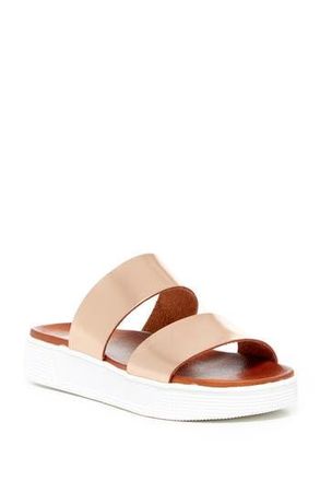 Mia Saige Platform Slide Sandal in Rose Gold at Nordstrom Rack, Size 6.5
