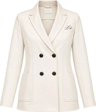 Circolo 1901 Doppiopetto Jacket - Jackets - Mujer - Blanco - XS