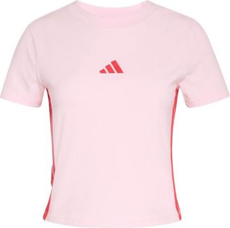 adidas 3-Stripes SJ Baby Tee T-Shirt f&uuml;r Damen | rosa
