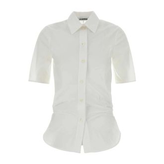 Jil Sander Shirts, female, White, Size: XL Shirt 149 EMB
