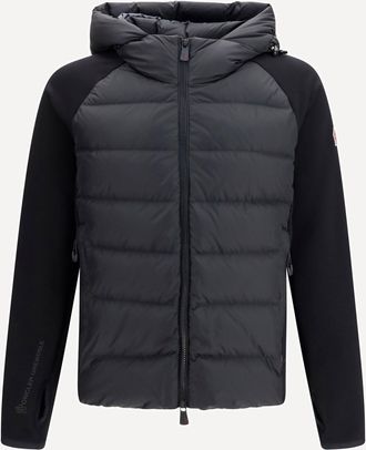 Moncler Felpa imbottita con zip in Polartec Man XL