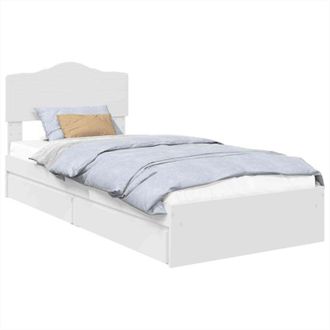 vidaXL Cama Con Almacenamiento 70 X 190 Cm Madera De Ingenier&iacute;a Vidaxl
