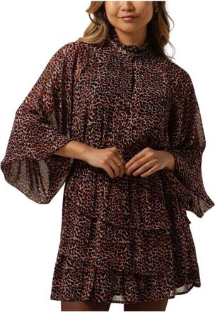 Notre-V Crista Blouse - Dames - Korte kleedjes - Paars - S - Polyester - Kleedjes