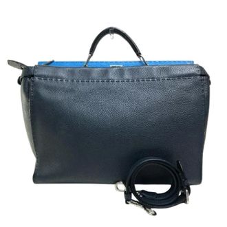 Fendi Pre-owned Leather fendi-bags - Heren - Vintage Handtas - Blauw - ONE Size - Leer - Vintage