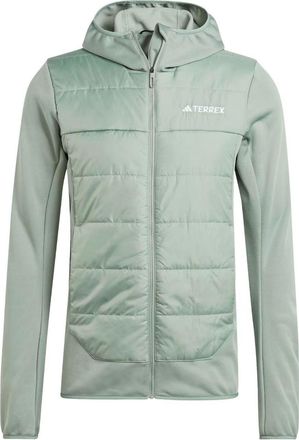 adidas Hybrid Jacket Asia Sizing Silver Green IM8107-001