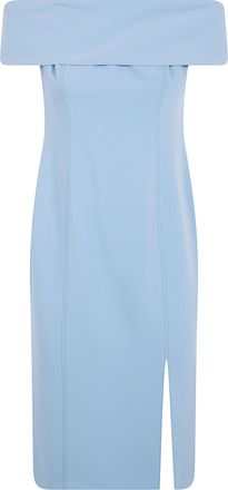 Ralph Lauren Woven Bodycon Midi Dress