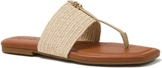 Lands End Haven Stretch Raffia Sandals in Egret at Nordstrom, Size 7.5
